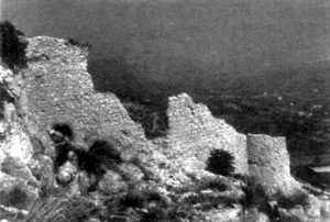 Fig. 5 - Mura di San Germano:lato nord-occidentale, presso Rocca Ianula.