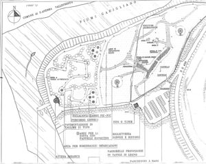 Fig. 2: Il progetto del Parco del Garigliano proposto dalla Soprintendenza archeologica.