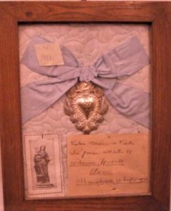 Ex voto a S. Anna di Anitrella 1951.