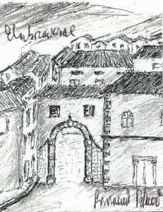 Porta San Biagio (elaborazione Giovanni Petrucci).