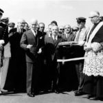 1962: il presidente Antonio Segni inaugura il tratto Frosinone-Caserta dell’Autostrada del Sole.