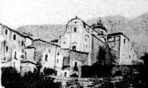 Fig. 1. Chiesa di San Michele Arcangelo di San Pietro Infine, prima della distruzione bellica.